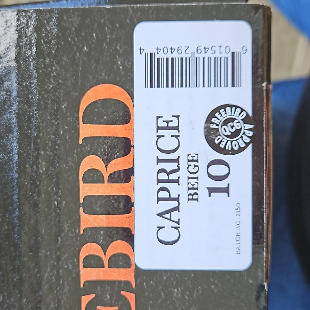 Freebird Caprice size 10 but ***runs large!***